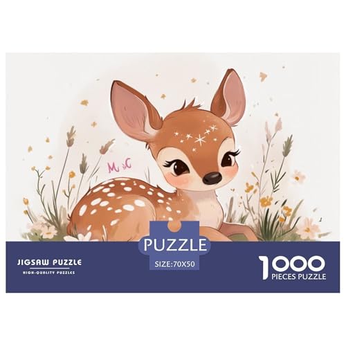 Milu Deer– Süße Tiere– Lustiges Puzzle – Puzzle Für Erwachsene – 100% Recycelter Karton – 1000 Teile 70x50cm/1000pcs Milu Deer– Süße Tiere– Lustiges Puzzle – Puzzle Für Erwachsene – 100% Recycelter Karton – 1000 Teile 70x50cm/1000pcs von TZOVPCDFA