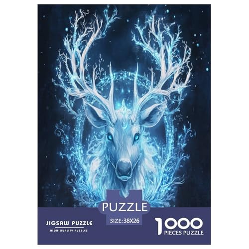 Milu Hirsch Puzzle 1000 Teile Schwer Puzzle Spielzeug Pädagogisches Spiel Impossible Herausforderungsspielzeug Für Erwachsene Und Kinder Ab 12 Jahren 38x26cm/1000pcs Milu Hirsch Puzzle 1000 Teile Schwer Puzzle Spielzeug Pädagogisches Spiel Impossible Herausforderungsspielzeug Für Erwachsene Und Kinder Ab 12 Jahren 38x26cm/1000pcs von TZOVPCDFA
