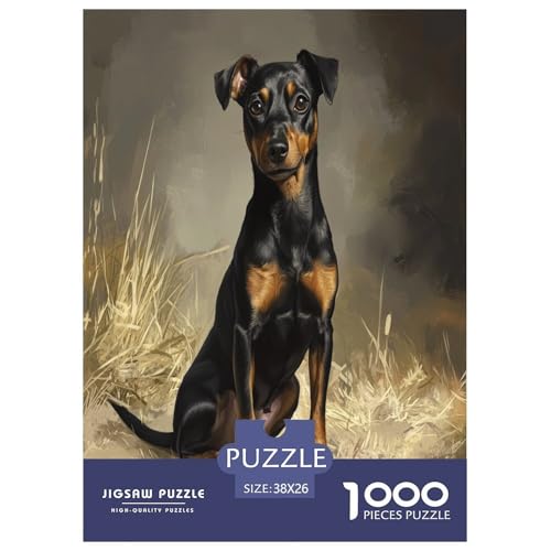 Miniatur Pinscher Puzzle 1000 Teile Schwer Puzzle Spielzeug Pädagogisches Spiel Impossible Herausforderung Spielzeug Für Erwachsene Und Kinder Ab 12 Jahren 38x26cm/1000pcs Miniatur Pinscher Puzzle 1000 Teile Schwer Puzzle Spielzeug Pädagogisches Spiel Impossible Herausforderung Spielzeug Für Erwachsene Und Kinder Ab 12 Jahren 38x26cm/1000pcs von TZOVPCDFA