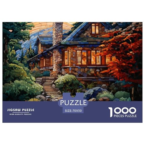 Mountain Village Cottage– Forest – Lustiges Puzzle – Puzzle Für Erwachsene – 100% Recycelter Karton – 1000 Teile 70x50cm/1000pcs Mountain Village Cottage– Forest – Lustiges Puzzle – Puzzle Für Erwachsene – 100% Recycelter Karton – 1000 Teile 70x50cm/1000pcs von TZOVPCDFA
