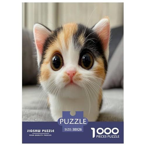 Niedliche Katze Puzzles 1000 Teile Schwer Puzzle Spielzeug Lernspiel Impossible Herausforderung Spielzeug Für Erwachsene Und Kinder in Bewährter 38x26cm/1000pcs Niedliche Katze Puzzles 1000 Teile Schwer Puzzle Spielzeug Lernspiel Impossible Herausforderung Spielzeug Für Erwachsene Und Kinder in Bewährter 38x26cm/1000pcs von TZOVPCDFA