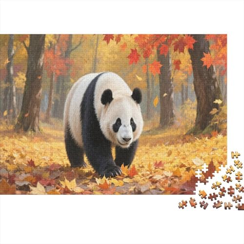 Panda Puzzlesc 1000 Teile Pragser Erwachsene UndKinder Ab Autumn Deep Wald Farbpuzzle Für Die Ganze Familie Wohndekoration 1000pcs (75x50cm) von TZOVPCDFA