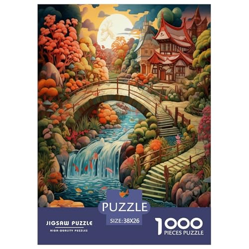 Paradies Puzzles 1000 Teile Schwer Puzzle Spielzeug Pädagogisches Spiel Impossible Herausforderungsspielzeug Für Erwachsene Kinder 38x26cm/1000pcs von TZOVPCDFA