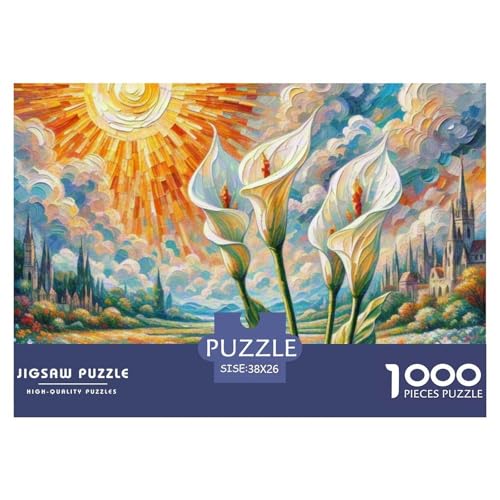 Peace Lily– Natural Wonders – Lustiges Puzzle – Puzzle Für Erwachsene – 100% Recycelter Karton – 1000 Teile 38x26cm/1000pcs von TZOVPCDFA
