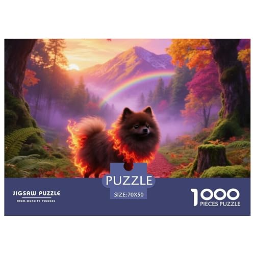 Pomeranian– Pet Hund– Lustiges Puzzle – Puzzle Für Erwachsene – 100% Recycelter Karton – 1000 Teile 70x50cm/1000pcs Pomeranian– Pet Hund– Lustiges Puzzle – Puzzle Für Erwachsene – 100% Recycelter Karton – 1000 Teile 70x50cm/1000pcs von TZOVPCDFA