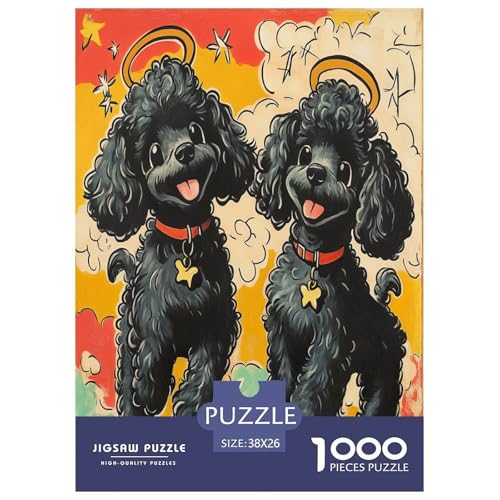 Poodle Puzzle 1000 Teile Schwer Puzzle Spielzeug Lernspiel Impossible Herausforderung Spielzeug Für Erwachsene Und Kinder Ab 12 Jahren 38x26cm/1000pcs Poodle Puzzle 1000 Teile Schwer Puzzle Spielzeug Lernspiel Impossible Herausforderung Spielzeug Für Erwachsene Und Kinder Ab 12 Jahren 38x26cm/1000pcs von TZOVPCDFA