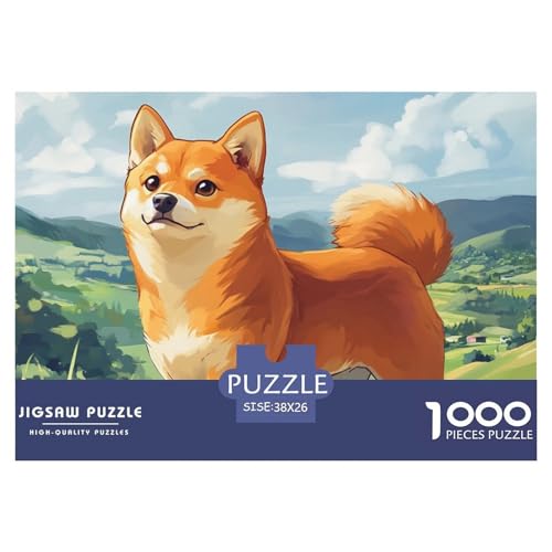 Puzzle 1000 Teile, Akita HundPuzzle Erwachsene, Impossible Geschicklichkeitsspiel Für Die Ganze Familie, FarbenfLegespie Anime Style 38x26cm/1000pcs Puzzle 1000 Teile, Akita HundPuzzle Erwachsene, Impossible Geschicklichkeitsspiel Für Die Ganze Familie, FarbenfLegespie Anime Style 38x26cm/1000pcs von TZOVPCDFA