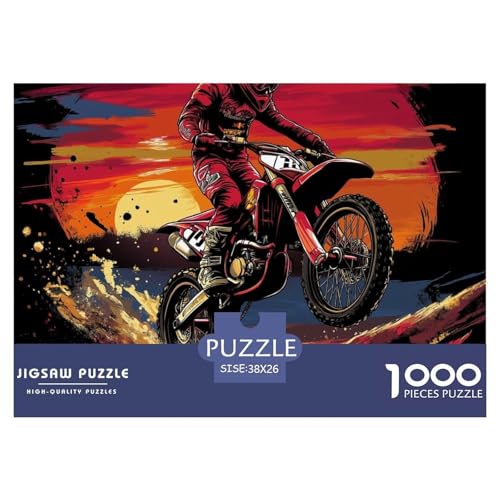 Puzzle 1000 Teile, Dirt BikePuzzle Erwachsene, Impossible Geschicklichkeitsspiel Für Die Ganze Familie, FarbenfLegespie Extreme Sports 38x26cm/1000pcs Puzzle 1000 Teile, Dirt BikePuzzle Erwachsene, Impossible Geschicklichkeitsspiel Für Die Ganze Familie, FarbenfLegespie Extreme Sports 38x26cm/1000pcs von TZOVPCDFA