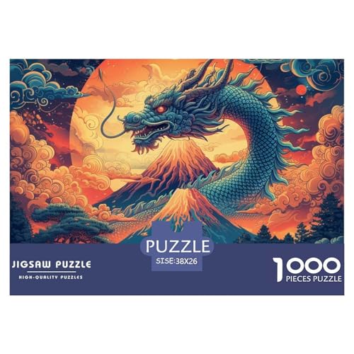 Puzzle 1000 Teile, DrachenPuzzle Erwachsene, Impossible Geschicklichkeitsspiel Für Die Ganze Familie, FarbenfLegespie Chinese Divine Drachen38x26cm/1000pcs Puzzle 1000 Teile, DrachenPuzzle Erwachsene, Impossible Geschicklichkeitsspiel Für Die Ganze Familie, FarbenfLegespie Chinese Divine Drachen38x26cm/1000pcs von TZOVPCDFA