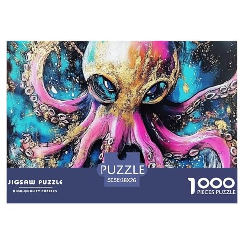 Puzzle 1000 Teile, OctopusPuzzle Erwachsene, Impossible Geschicklichkeitsspiel Für Die Ganze Familie, FarbenfLegespie Marine Organism 38x26cm/1000pcs Puzzle 1000 Teile, OctopusPuzzle Erwachsene, Impossible Geschicklichkeitsspiel Für Die Ganze Familie, FarbenfLegespie Marine Organism 38x26cm/1000pcs von TZOVPCDFA