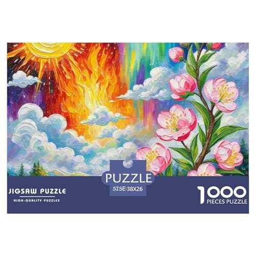 Puzzle 1000 Teile, PfirsichblütePuzzle Erwachsene, Impossible Geschicklichkeitsspiel Für Die Ganze Familie, FarbenfLegespie Landschaftsmalerie38x26cm/1000pcs Puzzle 1000 Teile, PfirsichblütePuzzle Erwachsene, Impossible Geschicklichkeitsspiel Für Die Ganze Familie, FarbenfLegespie Landschaftsmalerie38x26cm/1000pcs von TZOVPCDFA