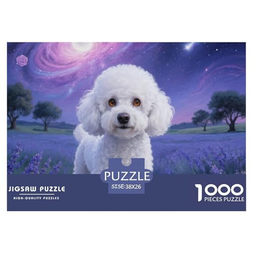 Puzzle 1000 Teile, PoodlePuzzle Erwachsene, Impossible Geschicklichkeitsspiel Für Die Ganze Familie, FarbenfLegespie Pet Hund38x26cm/1000pcs Puzzle 1000 Teile, PoodlePuzzle Erwachsene, Impossible Geschicklichkeitsspiel Für Die Ganze Familie, FarbenfLegespie Pet Hund38x26cm/1000pcs von TZOVPCDFA