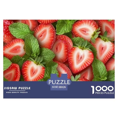 Puzzle 1000 Teile, Strawberry Puzzle Erwachsene, Impossible Geschicklichkeitsspiel Für Die Ganze Familie, FarbenfLegespie FrüchteImage 38x26cm/1000pcs Puzzle 1000 Teile, Strawberry Puzzle Erwachsene, Impossible Geschicklichkeitsspiel Für Die Ganze Familie, FarbenfLegespie FrüchteImage 38x26cm/1000pcs von TZOVPCDFA