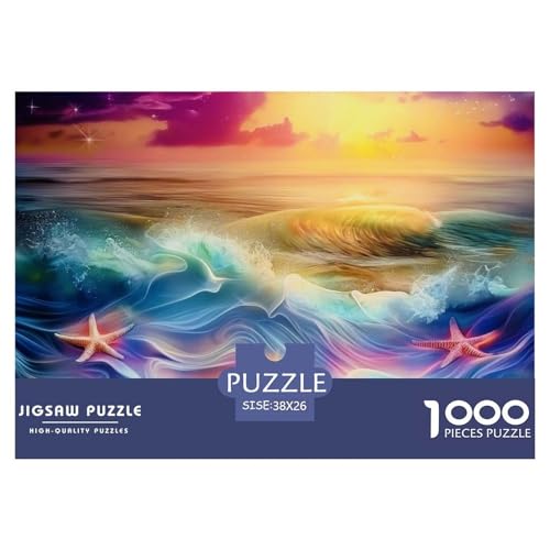 Puzzle 1000 Teile, TraumstrandPuzzle Erwachsene, Impossible Geschicklichkeitsspiel Für Die Ganze Familie, FarbenfLegespie Beautiful StarFisch38x26cm/1000pcs Puzzle 1000 Teile, TraumstrandPuzzle Erwachsene, Impossible Geschicklichkeitsspiel Für Die Ganze Familie, FarbenfLegespie Beautiful StarFisch38x26cm/1000pcs von TZOVPCDFA