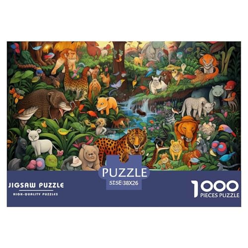 Puzzle 1000 Teile, WaldtierePuzzle Erwachsene, Impossible Geschicklichkeitsspiel Für Die Ganze Familie, FarbenfLegespie Cartoon Leopard38x26cm/1000pcs Puzzle 1000 Teile, WaldtierePuzzle Erwachsene, Impossible Geschicklichkeitsspiel Für Die Ganze Familie, FarbenfLegespie Cartoon Leopard38x26cm/1000pcs von TZOVPCDFA