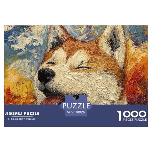 Puzzle 1000 Teile Akita HundErwachsene Puzzles Für Erwachsene Lernspiel Herausforderungsspielzeug Oil Painting Photography 1000-teilige Puzzles Für Erwachsene Kinder 38x26cm/1000pcs Puzzle 1000 Teile Akita HundErwachsene Puzzles Für Erwachsene Lernspiel Herausforderungsspielzeug Oil Painting Photography 1000-teilige Puzzles Für Erwachsene Kinder 38x26cm/1000pcs von TZOVPCDFA