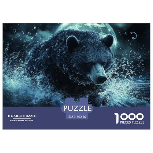 Puzzle 1000 Teile Bären- Wildlife Puzzel Für Erwachsene - 100% Recycelten Kartons Jigsaw Puzzle Erwachsene Und Kinder - Familienspaß Von 70x50cm/1000pcs Puzzle 1000 Teile Bären- Wildlife Puzzel Für Erwachsene - 100% Recycelten Kartons Jigsaw Puzzle Erwachsene Und Kinder - Familienspaß Von 70x50cm/1000pcs von TZOVPCDFA