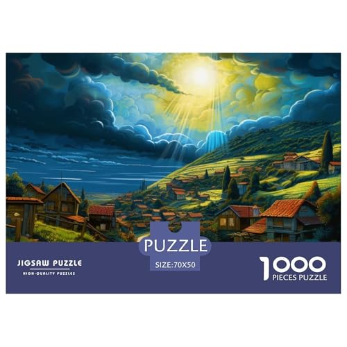 Puzzle 1000 Teile Dörfer- Strange Town Puzzel Für Erwachsene - 100% Recycelten Kartons Jigsaw Puzzle Erwachsene Und Kinder - Familienspaß Von 70x50cm/1000pcs Puzzle 1000 Teile Dörfer- Strange Town Puzzel Für Erwachsene - 100% Recycelten Kartons Jigsaw Puzzle Erwachsene Und Kinder - Familienspaß Von 70x50cm/1000pcs von TZOVPCDFA