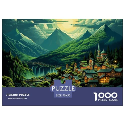 Puzzle 1000 Teile Dörfer- Strange Town Puzzel Für Erwachsene - 100% Recycelten Kartons Jigsaw Puzzle Erwachsene Und Kinder - Familienspaß Von 70x50cm/1000pcs Puzzle 1000 Teile Dörfer- Strange Town Puzzel Für Erwachsene - 100% Recycelten Kartons Jigsaw Puzzle Erwachsene Und Kinder - Familienspaß Von 70x50cm/1000pcs von TZOVPCDFA
