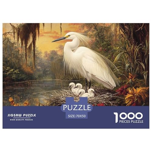 Puzzle 1000 Teile Egret- Flying Birds Puzzel Für Erwachsene - 100% Recycelten Kartons Jigsaw Puzzle Erwachsene Und Kinder - Familienspaß Von 70x50cm/1000pcs Puzzle 1000 Teile Egret- Flying Birds Puzzel Für Erwachsene - 100% Recycelten Kartons Jigsaw Puzzle Erwachsene Und Kinder - Familienspaß Von 70x50cm/1000pcs von TZOVPCDFA