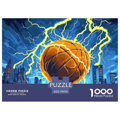 Puzzle 1000 Teile Für Erwachsene, Basketball Klassisches Lernspiel- City Blitz -Dekoration Puzzle Geschenke 70x50cm/1000pcs Puzzle 1000 Teile Für Erwachsene, Basketball Klassisches Lernspiel- City Blitz -Dekoration Puzzle Geschenke 70x50cm/1000pcs von TZOVPCDFA
