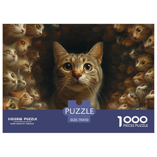 Puzzle 1000 Teile Für Erwachsene, Eine Katze ist Alles Klassisches Lernspiel- Cute Katze-Dekoration Puzzle Geschenke 70x50cm/1000pcs Puzzle 1000 Teile Für Erwachsene, Eine Katze ist Alles Klassisches Lernspiel- Cute Katze-Dekoration Puzzle Geschenke 70x50cm/1000pcs von TZOVPCDFA