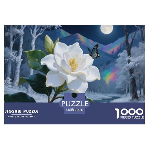 Puzzle 1000 Teile Für Erwachsene, Gardenien Klassisches Lernspiel- Landschaftsmalerie-Dekoration Puzzle Geschenke 38x26cm/1000pcs von TZOVPCDFA
