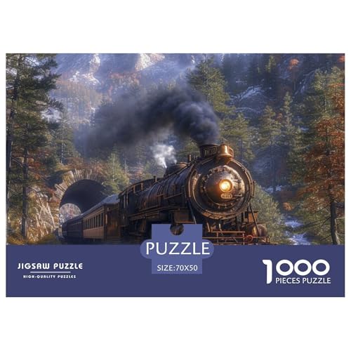 Puzzle 1000 Teile Für Erwachsene, Traumzug Klassisches Lernspiel- Unique Journey -Dekoration Puzzle Geschenke 70x50cm/1000pcs von TZOVPCDFA