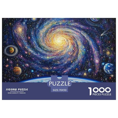 Puzzle 1000 Teile Für Erwachsene, kosmische Galaxie Klassisches Lernspiel- Planet -Dekoration Puzzle Geschenke 70x50cm/1000pcs Puzzle 1000 Teile Für Erwachsene, kosmische Galaxie Klassisches Lernspiel- Planet -Dekoration Puzzle Geschenke 70x50cm/1000pcs von TZOVPCDFA