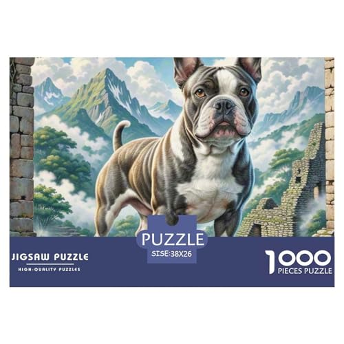 Puzzle 1000 Teile Für Erwachsene Und Kinder Ab 14 Jahren BullHundTerrierPuzzles, Ruins Puzzle 1000 Teile 38x26cm/1000pcs Puzzle 1000 Teile Für Erwachsene Und Kinder Ab 14 Jahren BullHundTerrierPuzzles, Ruins Puzzle 1000 Teile 38x26cm/1000pcs von TZOVPCDFA