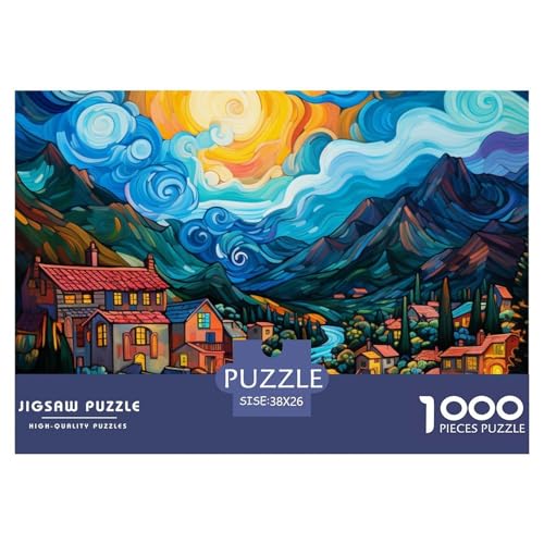 Puzzle 1000 Teile Für Erwachsene Und Kinder Ab 14 Jahren DörferPuzzles, Strange Town Puzzle 1000 Teile 38x26cm/1000pcs Puzzle 1000 Teile Für Erwachsene Und Kinder Ab 14 Jahren DörferPuzzles, Strange Town Puzzle 1000 Teile 38x26cm/1000pcs von TZOVPCDFA