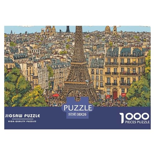 Puzzle 1000 Teile Für Erwachsene Und Kinder Ab 14 Jahren EiffelturmPuzzles, Pariser Platz Puzzle 1000 Teile 38x26cm/1000pcs Puzzle 1000 Teile Für Erwachsene Und Kinder Ab 14 Jahren EiffelturmPuzzles, Pariser Platz Puzzle 1000 Teile 38x26cm/1000pcs von TZOVPCDFA
