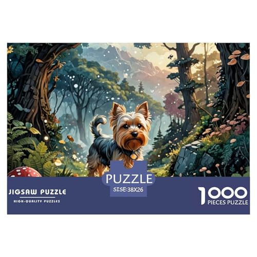 Puzzle 1000 Teile Für Erwachsene Und Kinder Ab 14 Jahren Yorkshire TerrierPuzzles, Pet HundPuzzle 1000 Teile 38x26cm/1000pcs Puzzle 1000 Teile Für Erwachsene Und Kinder Ab 14 Jahren Yorkshire TerrierPuzzles, Pet HundPuzzle 1000 Teile 38x26cm/1000pcs von TZOVPCDFA