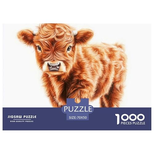 Puzzle 1000 Teile Highland Cattle - Süße TierePuzzel Für Erwachsene - 100% Recycelten Kartons Jigsaw Puzzle Erwachsene Und Kinder - Familienspaß Von 70x50cm/1000pcs Puzzle 1000 Teile Highland Cattle - Süße TierePuzzel Für Erwachsene - 100% Recycelten Kartons Jigsaw Puzzle Erwachsene Und Kinder - Familienspaß Von 70x50cm/1000pcs von TZOVPCDFA