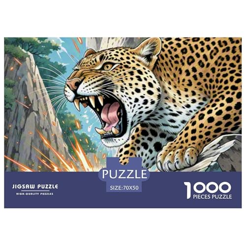 Puzzle 1000 Teile Leopard- Anime Cartoon Puzzel Für Erwachsene - 100% Recycelten Kartons Jigsaw Puzzle Erwachsene Und Kinder - Familienspaß Von 70x50cm/1000pcs Puzzle 1000 Teile Leopard- Anime Cartoon Puzzel Für Erwachsene - 100% Recycelten Kartons Jigsaw Puzzle Erwachsene Und Kinder - Familienspaß Von 70x50cm/1000pcs von TZOVPCDFA
