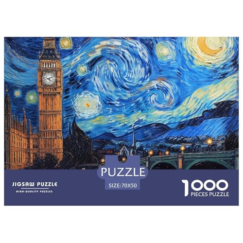Puzzle 1000 Teile LondonerTower Bridge - Bell Tower Puzzel Für Erwachsene - 100% Recycelten Kartons Jigsaw Puzzle Erwachsene Und Kinder - Familienspaß Von 70x50cm/1000pcs Puzzle 1000 Teile LondonerTower Bridge - Bell Tower Puzzel Für Erwachsene - 100% Recycelten Kartons Jigsaw Puzzle Erwachsene Und Kinder - Familienspaß Von 70x50cm/1000pcs von TZOVPCDFA