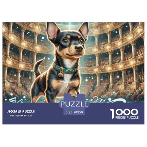 Puzzle 1000 Teile Miniatur Pinscher- Süße TierePuzzel Für Erwachsene - 100% Recycelten Kartons Jigsaw Puzzle Erwachsene Und Kinder - Familienspaß Von 70x50cm/1000pcs Puzzle 1000 Teile Miniatur Pinscher- Süße TierePuzzel Für Erwachsene - 100% Recycelten Kartons Jigsaw Puzzle Erwachsene Und Kinder - Familienspaß Von 70x50cm/1000pcs von TZOVPCDFA
