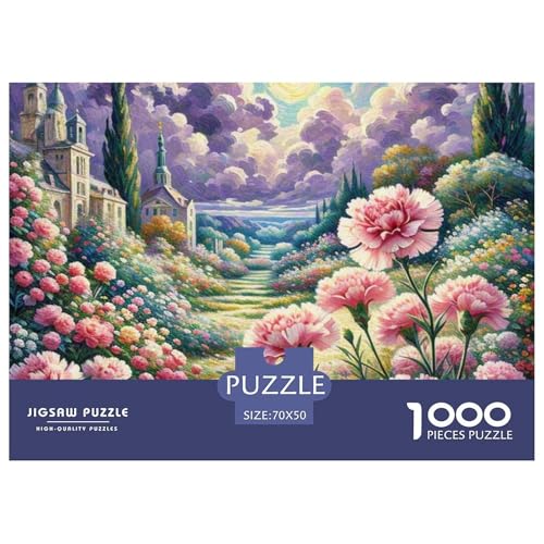Puzzle 1000 Teile Nelken- LandschaftsmaleriePuzzel Für Erwachsene - 100% Recycelten Kartons Jigsaw Puzzle Erwachsene Und Kinder - Familienspaß Von 70x50cm/1000pcs Puzzle 1000 Teile Nelken- LandschaftsmaleriePuzzel Für Erwachsene - 100% Recycelten Kartons Jigsaw Puzzle Erwachsene Und Kinder - Familienspaß Von 70x50cm/1000pcs von TZOVPCDFA