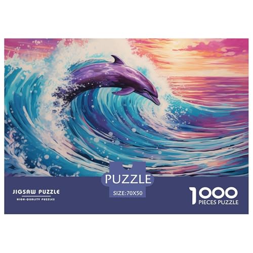 Puzzle 1000 Teile Oil Painting Delphin- Surging Waves Puzzel Für Erwachsene - 100% Recycelten Kartons Jigsaw Puzzle Erwachsene Und Kinder - Familienspaß Von 70x50cm/1000pcs Puzzle 1000 Teile Oil Painting Delphin- Surging Waves Puzzel Für Erwachsene - 100% Recycelten Kartons Jigsaw Puzzle Erwachsene Und Kinder - Familienspaß Von 70x50cm/1000pcs von TZOVPCDFA
