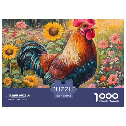 Puzzle 1000 Teile Rooster - Poultry Puzzel Für Erwachsene - 100% Recycelten Kartons Jigsaw Puzzle Erwachsene Und Kinder - Familienspaß Von 70x50cm/1000pcs Puzzle 1000 Teile Rooster - Poultry Puzzel Für Erwachsene - 100% Recycelten Kartons Jigsaw Puzzle Erwachsene Und Kinder - Familienspaß Von 70x50cm/1000pcs von TZOVPCDFA