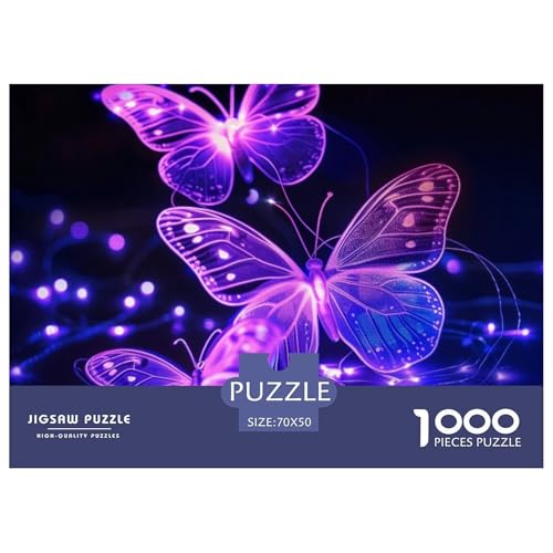 Puzzle 1000 Teile Schmetterling- Glowing Insect Puzzel Für Erwachsene - 100% Recycelten Kartons Jigsaw Puzzle Erwachsene Und Kinder - Familienspaß Von 70x50cm/1000pcs Puzzle 1000 Teile Schmetterling- Glowing Insect Puzzel Für Erwachsene - 100% Recycelten Kartons Jigsaw Puzzle Erwachsene Und Kinder - Familienspaß Von 70x50cm/1000pcs von TZOVPCDFA