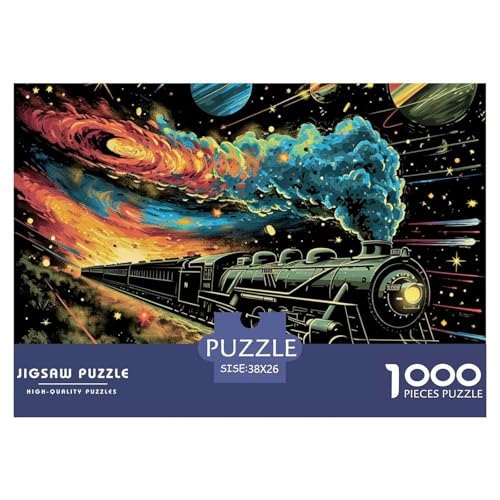 Puzzle 1000 Teile Traumzug- Unique Journey Puzzel Für Erwachsene - 100% Recycelten Kartons Jigsaw Puzzle Erwachsene Und Kinder - Familienspaß Von 38x26cm/1000pcs von TZOVPCDFA