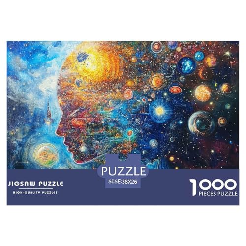 Puzzle 1000 Teile kosmische Galaxie- Planet Puzzel Für Erwachsene - 100% Recycelten Kartons Jigsaw Puzzle Erwachsene Und Kinder - Familienspaß Von 38x26cm/1000pcs von TZOVPCDFA