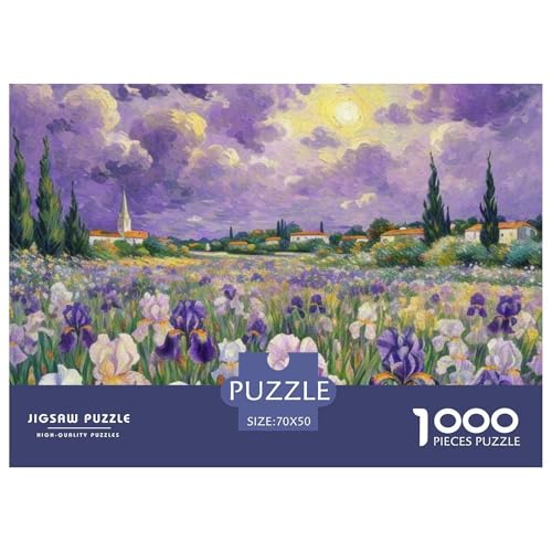 Puzzle Für Erwachsene, 1000 Teile Iris– Rural Scenery Puzzle, 1000-teiliges Puzzle Für Erwachsene Und Kinder – 70x50cm/1000pcs von TZOVPCDFA