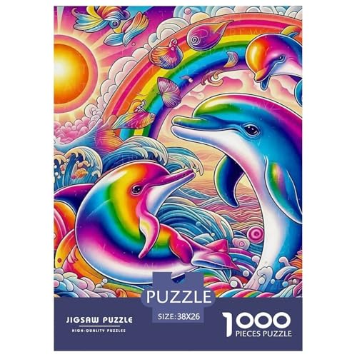 Puzzle Für Erwachsene 1000 Teile DelphinLernspiel Marine Animal Theme Geschenke Für Damen Für Erwachsene Kinder 38x26cm/1000pcs Puzzle Für Erwachsene 1000 Teile DelphinLernspiel Marine Animal Theme Geschenke Für Damen Für Erwachsene Kinder 38x26cm/1000pcs von TZOVPCDFA