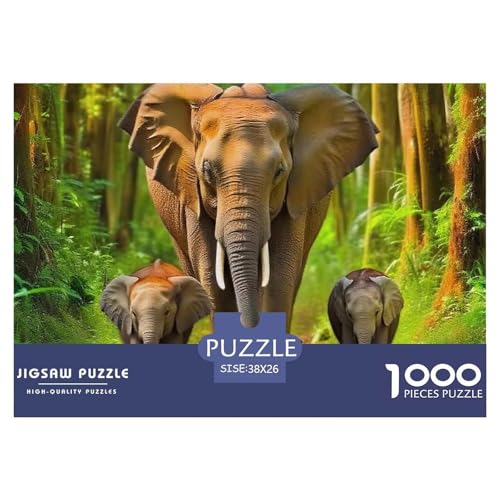 Puzzle Für Erwachsene 1000 Teile Elefanten Pädagogisches Spiel Animal Theme Geschenke Für Männer Für Erwachsene Kinder 38x26cm Puzzle Für Erwachsene 1000 Teile Elefanten Pädagogisches Spiel Animal Theme Geschenke Für Männer Für Erwachsene Kinder 38x26cm von TZOVPCDFA