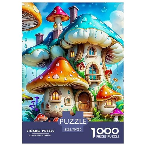 Puzzle Für Erwachsene 1000 Teile FerienhausErwachsene Puzzles Pädagogisches Spiel Fantasy Style Geschenke Für Damen Für Erwachsene Kinder 70x50cm/1000pcs von TZOVPCDFA