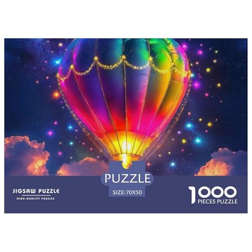 Puzzle Für Erwachsene 1000 Teile HeißluftballonErwachsene Puzzles Pädagogisches Spiel Beautiful Scenery Für Familie Freunde Für Erwachsene Kinder 70x50cm/1000pcs von TZOVPCDFA