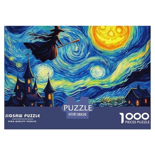 Puzzle Für Erwachsene 1000 Teile Hexe Pädagogisches Spiel Pumpkin Halloween Theme Geschenke Für Damen Für Erwachsene Kinder 38x26cm Puzzle Für Erwachsene 1000 Teile Hexe Pädagogisches Spiel Pumpkin Halloween Theme Geschenke Für Damen Für Erwachsene Kinder 38x26cm von TZOVPCDFA
