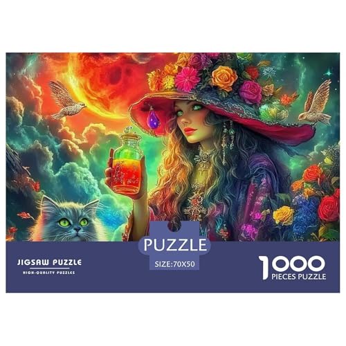Puzzle Für Erwachsene 1000 Teile HexeLernspiel Halloween Theme Geschenke Für Männer Für Erwachsene Kinder 70x50cm/1000pcs Puzzle Für Erwachsene 1000 Teile HexeLernspiel Halloween Theme Geschenke Für Männer Für Erwachsene Kinder 70x50cm/1000pcs von TZOVPCDFA